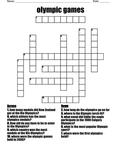 Go Before. . 2016 olympics city crossword clue